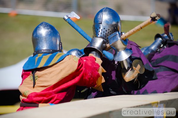 Buhurt at the 2026 Newcastle Medieval Festival