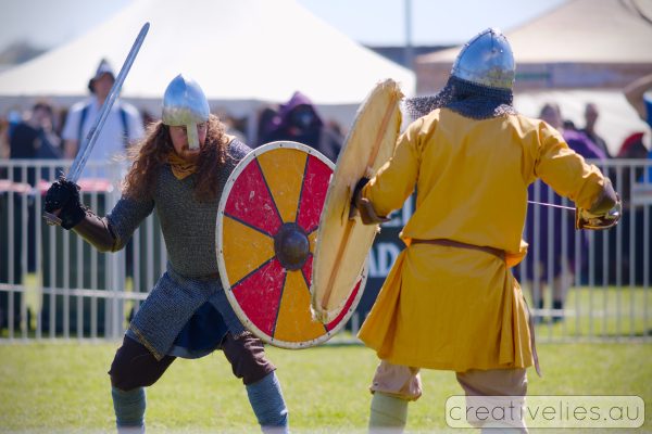The Main Arena at the 2026 Newcastle Medieval Festival